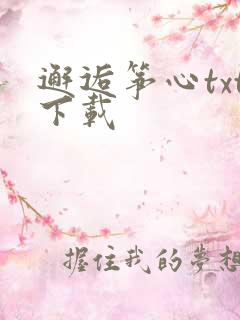 邂逅筝心txt下载