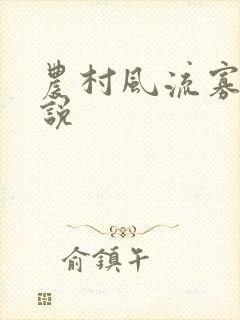 农村风流寡妇小说