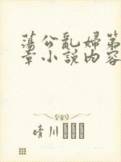 荡公乱妇第51章小说内容