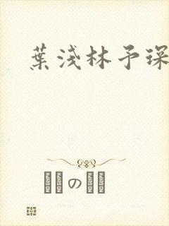 叶浅林予琛小说