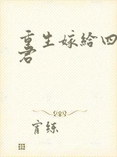 重生嫁给四个夫君