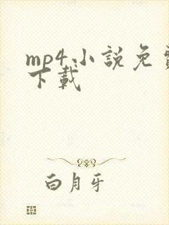 mp4小说免费下载