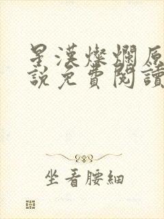 星汉灿烂原著小说免费阅读