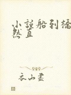 小说船到桥头自然直