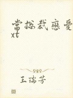 当总裁恋爱时txt