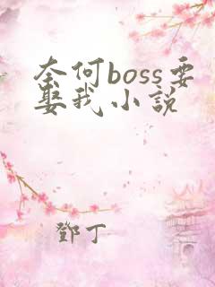 奈何boss要娶我小说