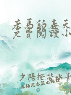 老马的春天全文免费阅读小说