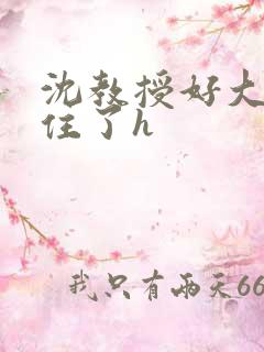 沈教授好大含不住了h