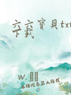 六六宝贝txt下载