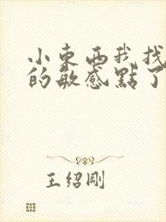 小东西我找到你的敏感点了