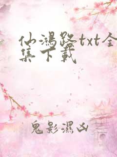 仙鸿路txt全集下载