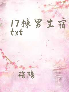 17栋男生宿舍txt