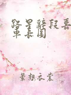 路星辞段嘉衍肉车长图