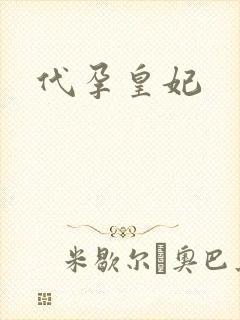 代孕皇妃