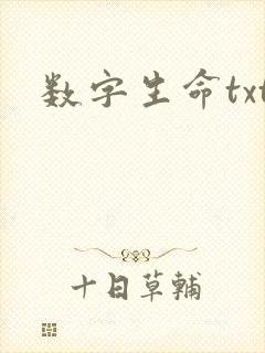 数字生命txt
