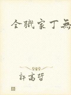 全职家丁无弹窗