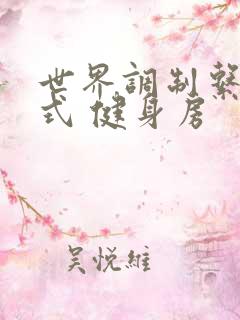 世界调制系统模式 健身房