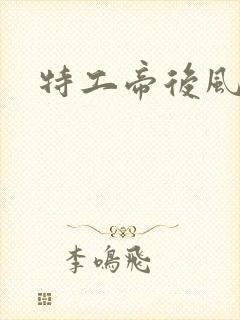 特工帝后风九少