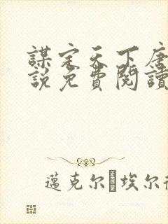 谋定天下唐诚小说免费阅读