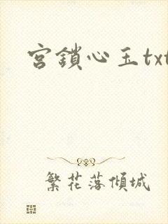 宫锁心玉txt