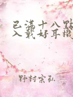 已满十八点此进入戴好耳机