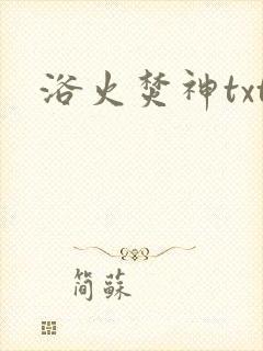 浴火焚神txt