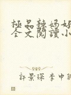 极品辣妈好v5全文阅读小说