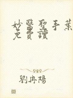 妙医圣手叶皓轩免费读