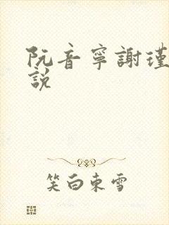 阮音宁谢瑾之小说