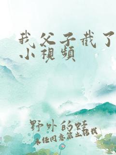 我父子截了一段小视频