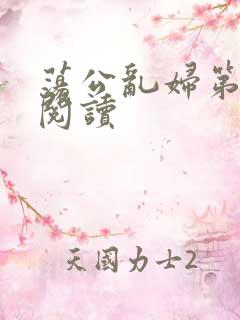 荡公乱妇第二部阅读