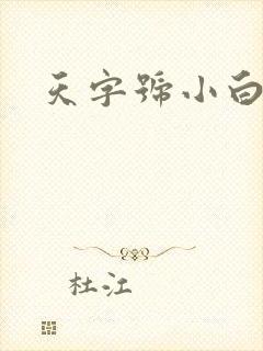 天字号小白脸