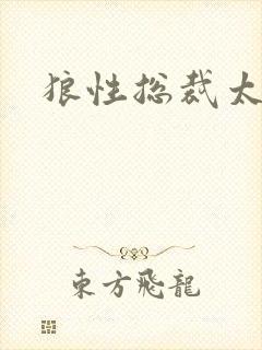 狼性总裁太凶猛