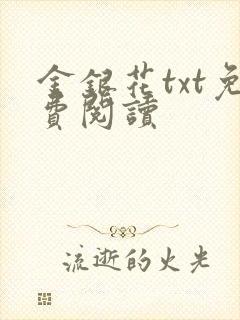 金银花txt免费阅读