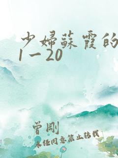 少妇苏霞的沉沦1一20