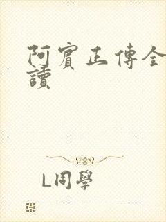 阿宾正传全文阅读