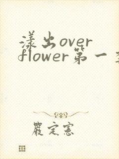 漾出over flower第一季翻译