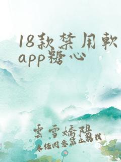 18款禁用软件app糖心