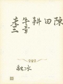 老牛耕田陈雪第三章