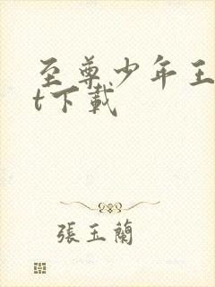 至尊少年王txt下载