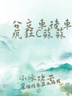 公交车后车座的疯狂C苏苏