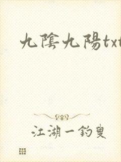 九阴九阳txt