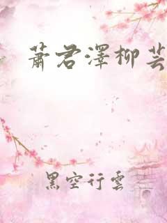 萧君泽柳芸小说