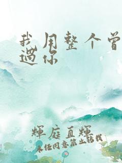 我用整个曾经爱过你