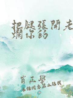 把腿张开老子臊烂你的