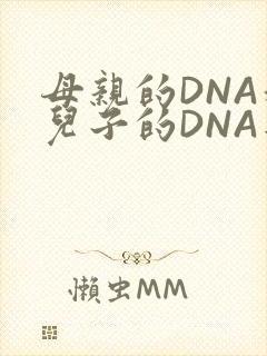 母亲的DNA和儿子的DNA是一样的吗