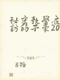 秘密教学夜晚到访的子豪20话