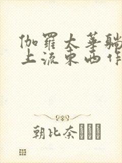 伽罗太华躺在床上流东西作业