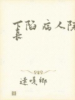 下陷 病人院院长