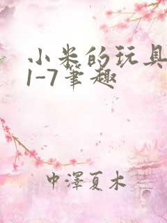 小米的玩具日记1-7笔趣